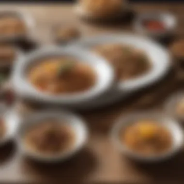 Culinary Versatility of Spelt Grain Dishes A variety of spelt-based dishes elegantly presented on a table