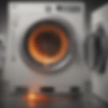 Heat Retention Issue in Dryers Diagram explaining the heat retention issue in dryers