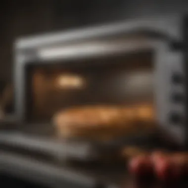 An oven with temperature settings for baking