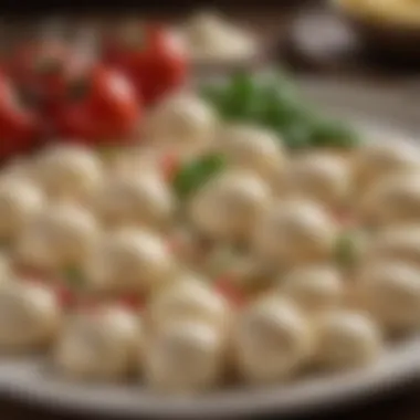 Fresh Ingredients for Manti Close-up of fresh ingredients used in making manti