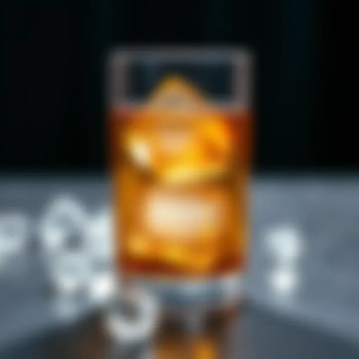 Whisky Served: Ice vs. Rocks Comparison of whisky with ice and whisky with rocks