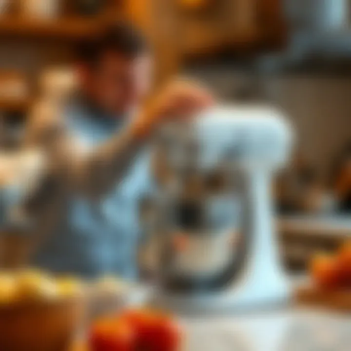 User enjoying the performance of the Williams Sonoma stand mixer